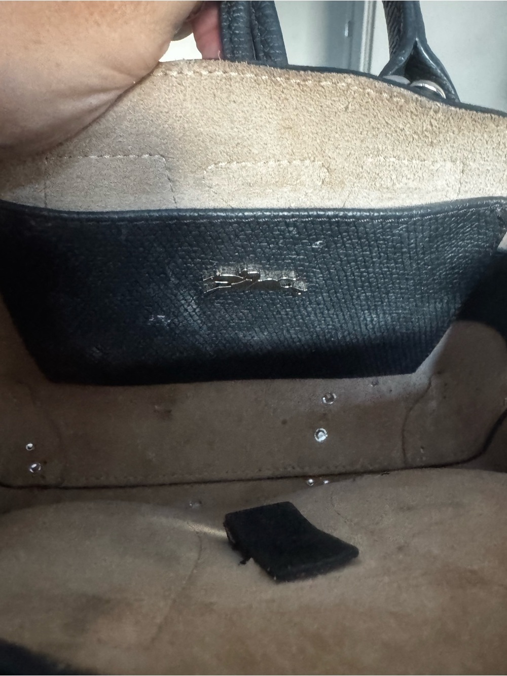 Longchamp Leather Roseau Crossbody Bag with Toggle - Picture 6 of 7